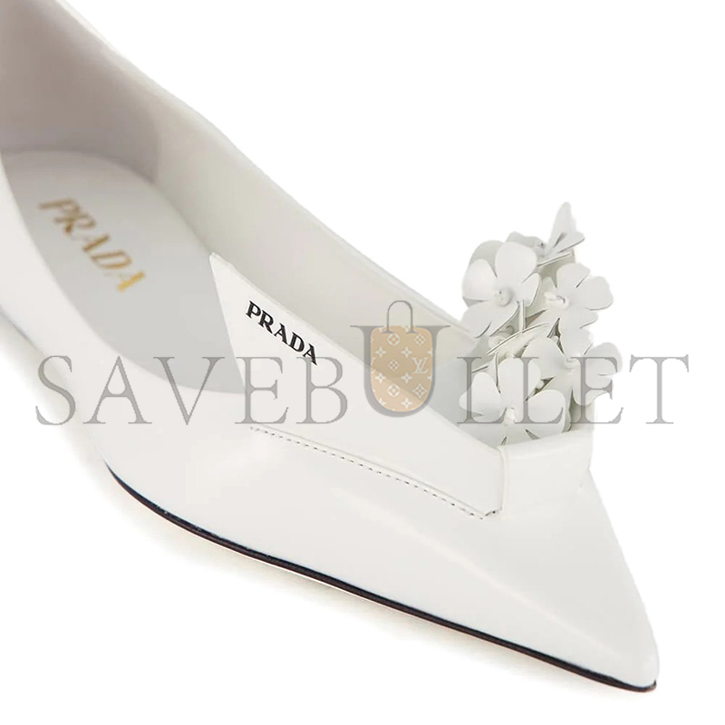 Pra*a embellished leather ballet flats 1f291n